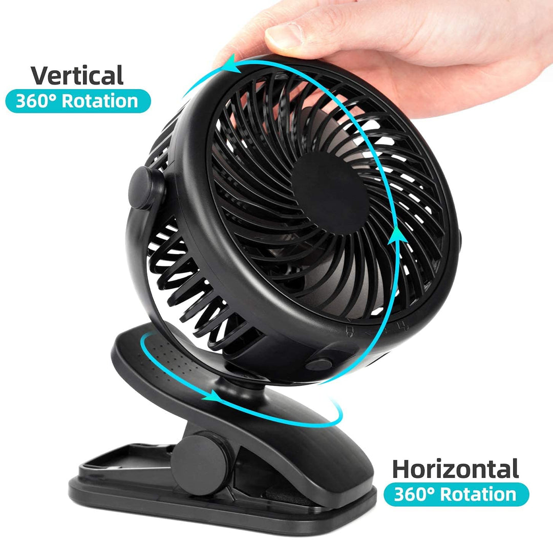 4 inch battery operated fan