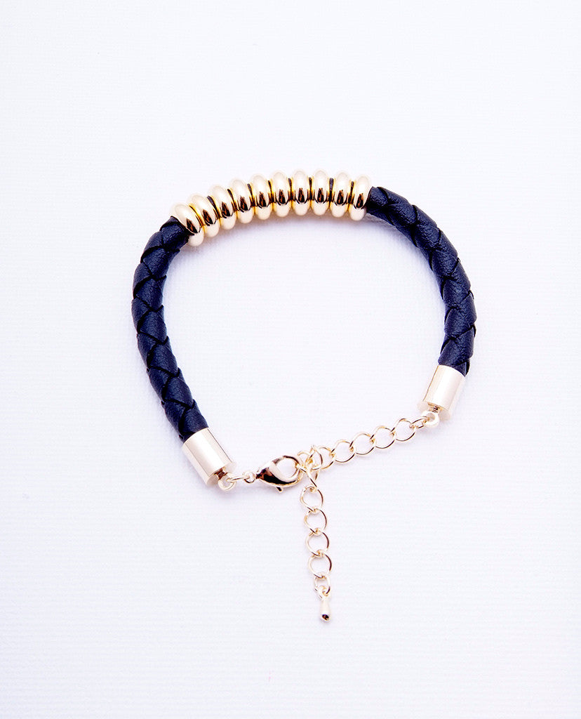 Ten Lucks Bracelet - Gold/Black