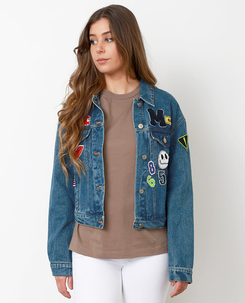 Happy Game Denim Jacket - Blue – Piin | www.ShopPiin.com