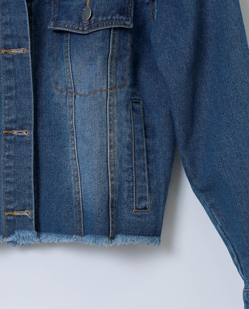 Style Maker’s Denim Jacket - Blue – Piin | www.ShopPiin.com