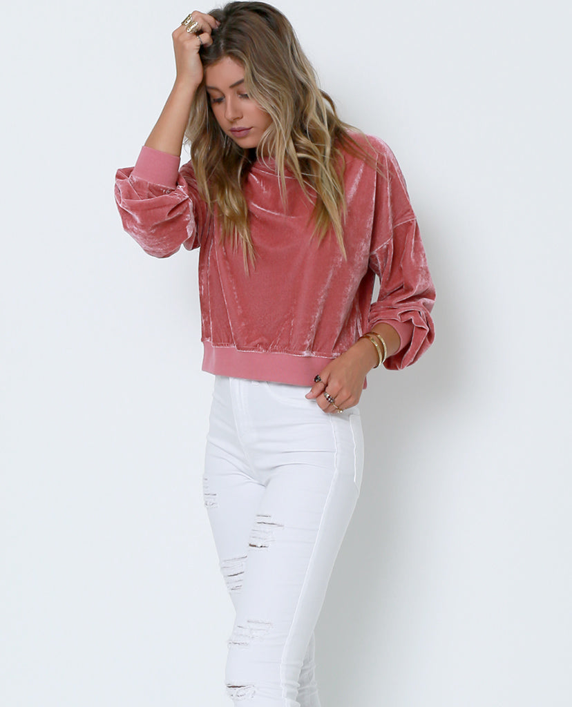 Staying True Sweatshirt - Pink – Piin | www.ShopPiin.com