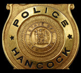 Antique Hancock New York Police Badge Historical Law Enforcement Collectible c1920s Hancock NY Delaware Co - Premier Estate Gallery 3