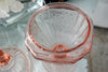 Pristine Anchor Hocking Pink Depression Glass Mayfair Covered Candy Dish