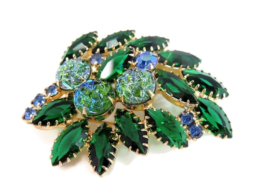 vintage rhinestone brooches