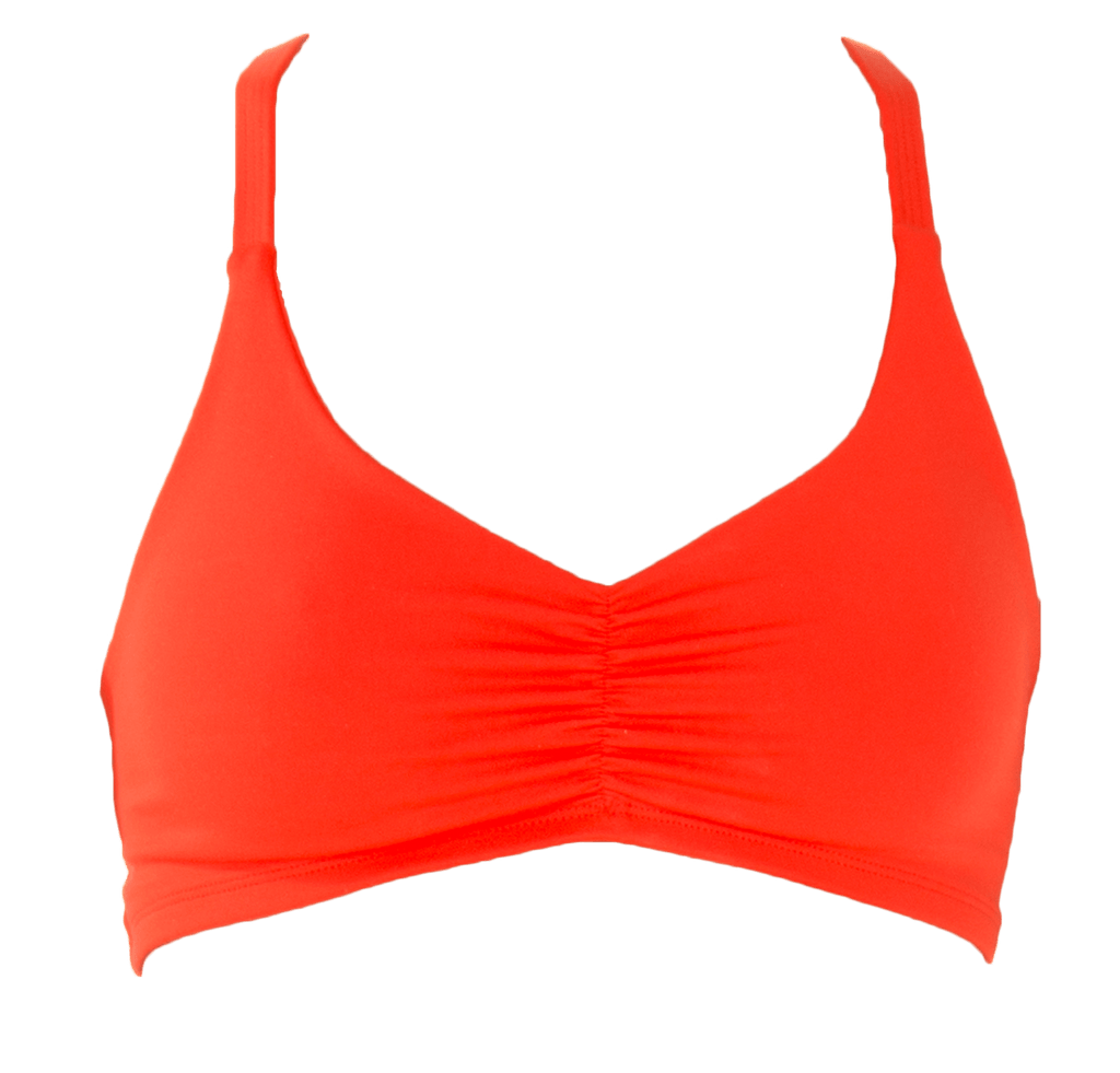 Tangerine | Athletic Y Sports Bralette | WITH LOVE FROM PARADISE