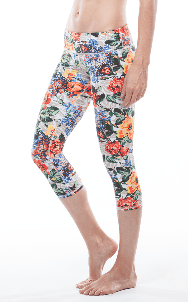 Summer Rose | Activewear Capri | WITH LOVE FROM PARADISE