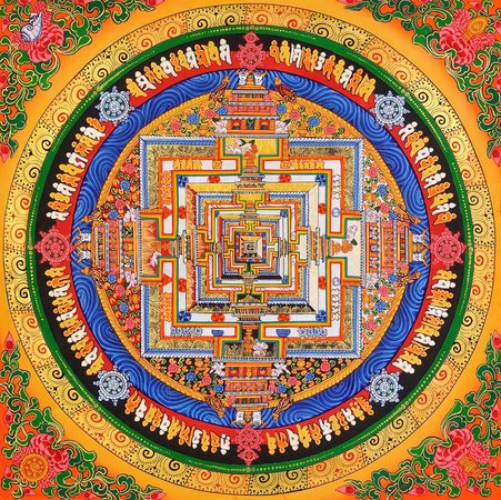 mandala coloré