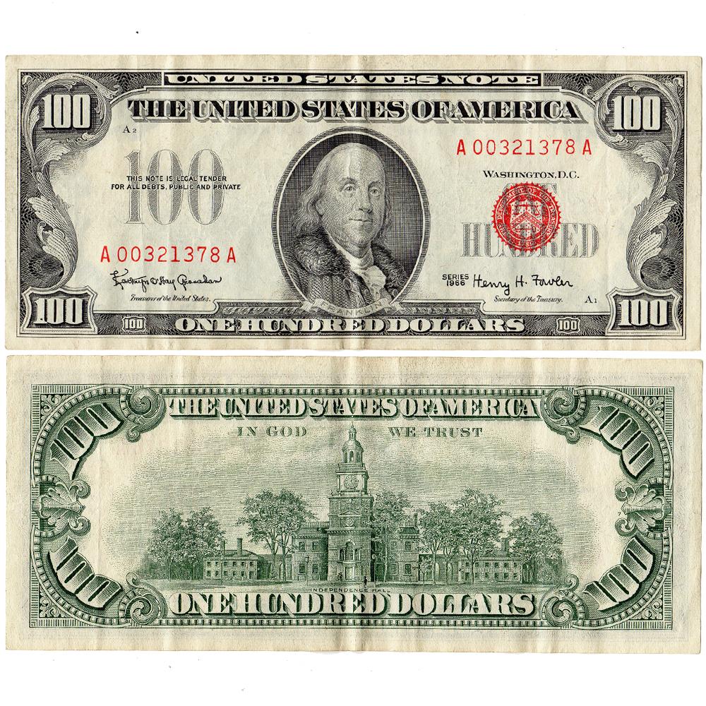 1966 $100 