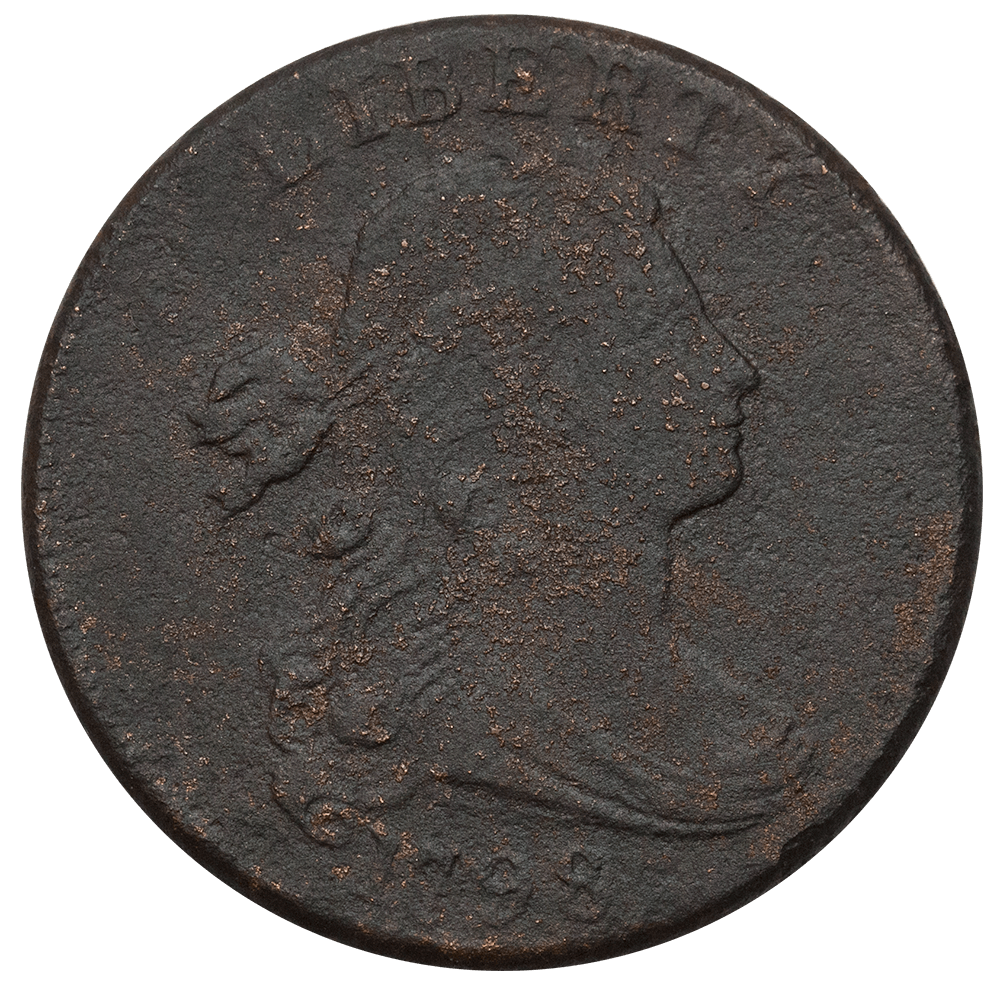 1798 2nd Hair Style Draped Bust Large Cent ~ Very Fine Details