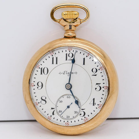 1902 Elgin GF Railroad Grade Pocket Watch - 21 Jewel, Grade 214 Verita