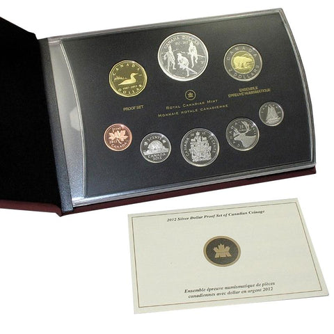 14 coins w// Box COA $ Half 25c 10c 5c 1c 2012-S United States Mint Proof Set