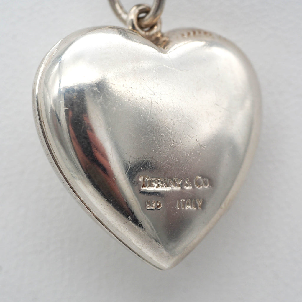 tiffany silver heart locket