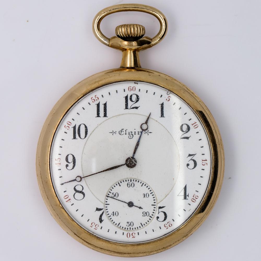 1901 Elgin Gold Filled Railroad Grade Pocket Watch - 21 Jewel, Grade 2