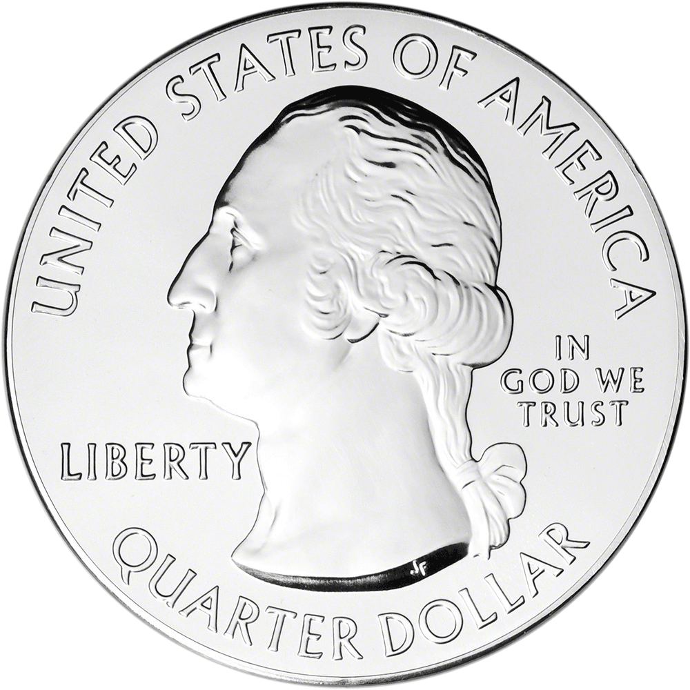 2015 Saratoga America The Beautiful 5 oz Silver Quarter - Gem Uncircul
