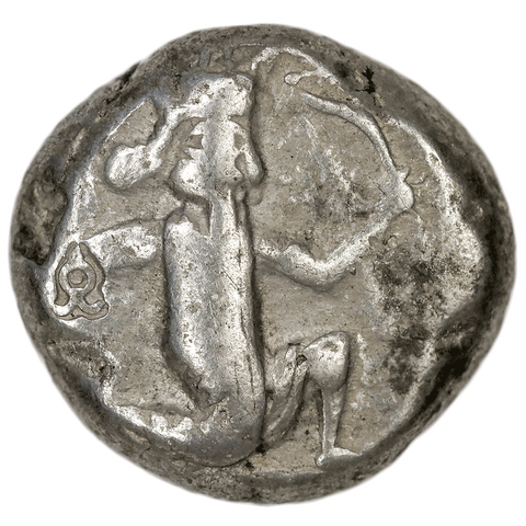 Ancient Greek - Lydia, Under Persian Rule, AR Siglos, c. 450-350 BC, F