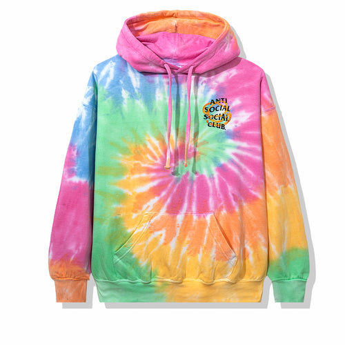 anti social social club hoodie rainbow