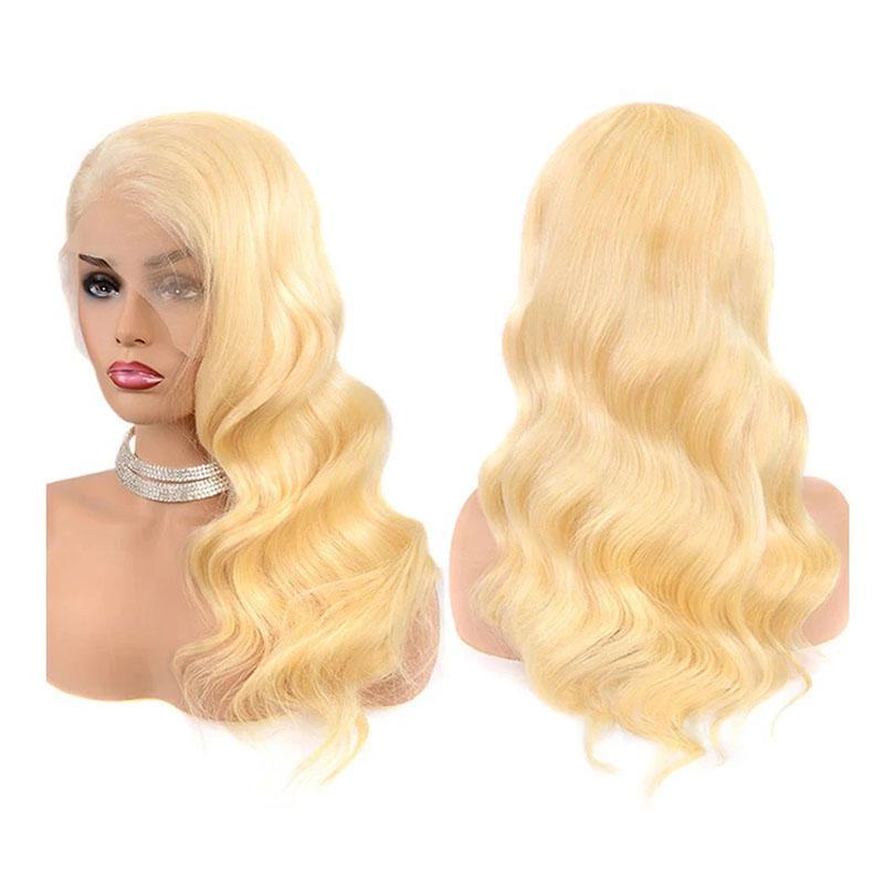 Human Hair Wigs 613 Blonde Wigs Body Wave 13x4 Lace Front Wigs Marchqueen Hair 