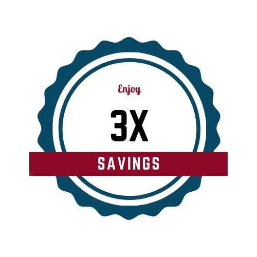 3X Savings