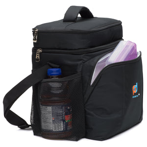 Two Compartments Cooler Lunch Bag with Leakproof Hardliner (11x12x8 In ...