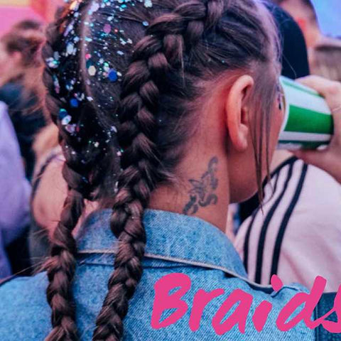 Braids Hair festival-Look mit Haarverdichtung