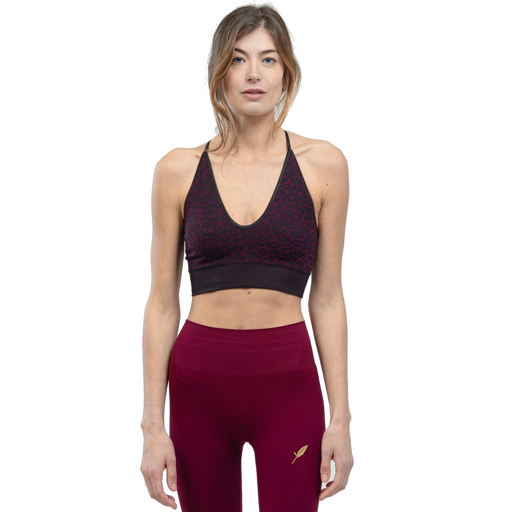 Brassière seamless de Yoga en coton Bio Krya Abysse – Tayrona Yoga