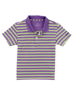 Properly Tied Boys Mardi Gras Polo Fat Tuesday | 2T-7 - Caroline & Company