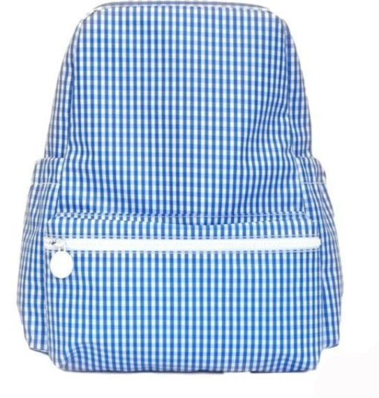 Backpack - Gingham Royal Blue