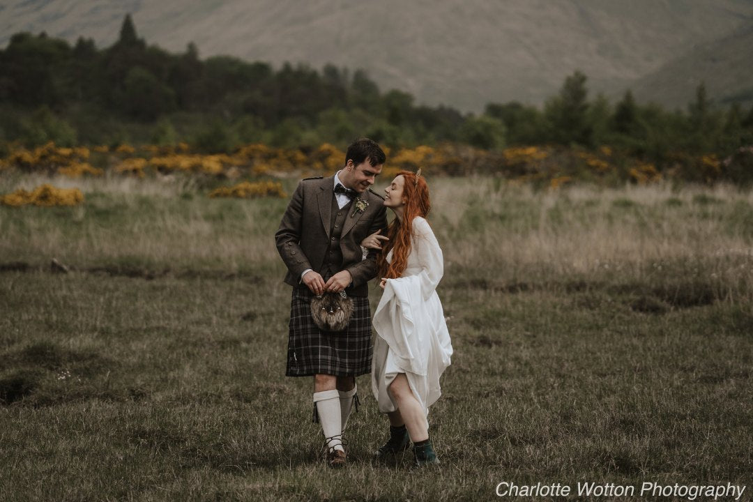 Groom in highlandwear