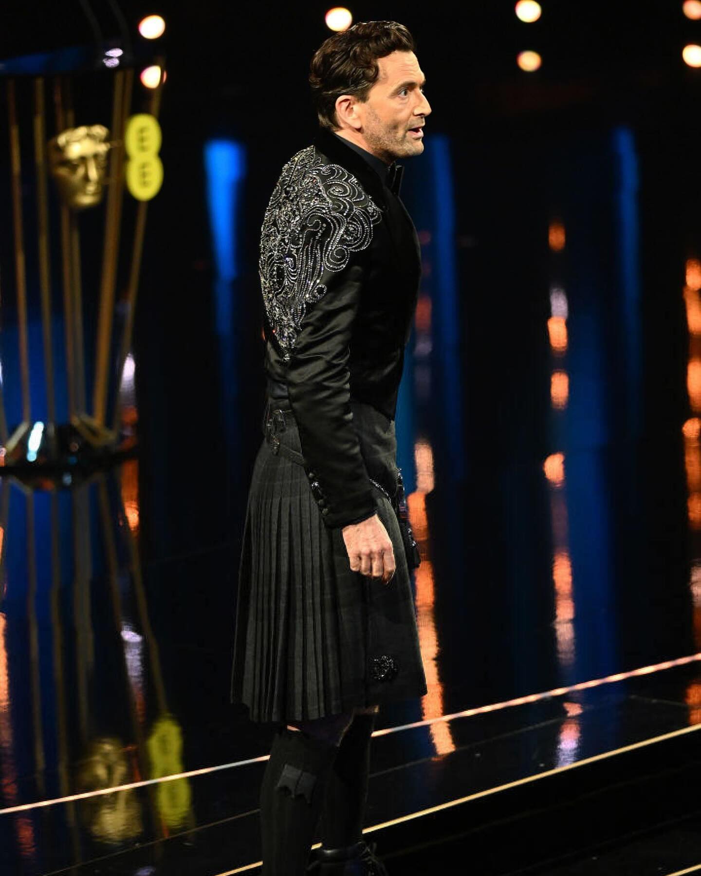 David Tennant BAFTA 2024 Kilt