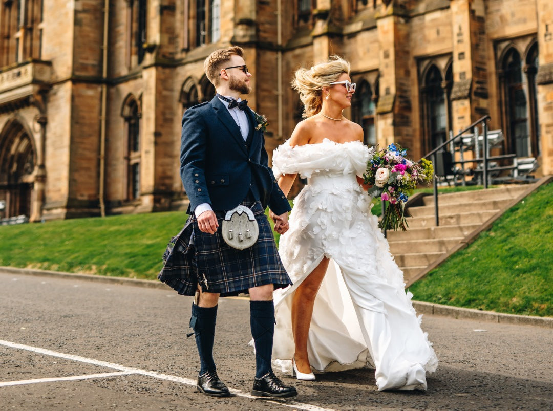 Groom in full highlandwear