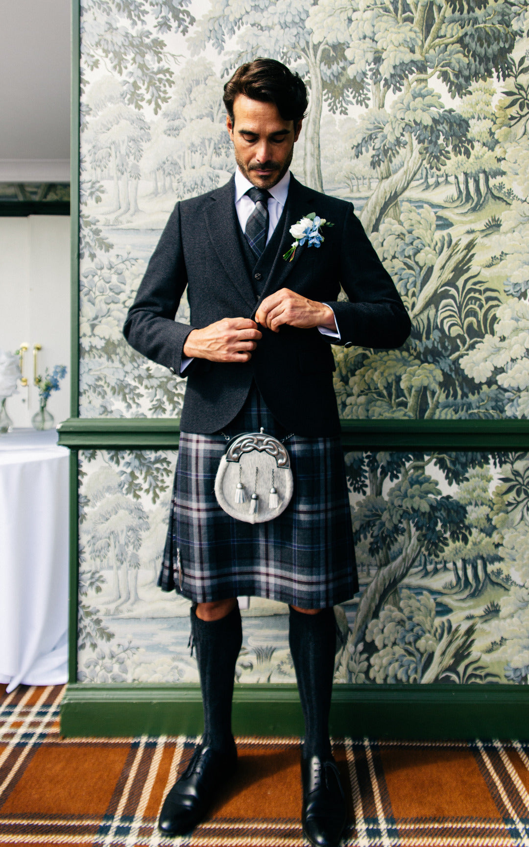 Islay Mist tartan kilt 