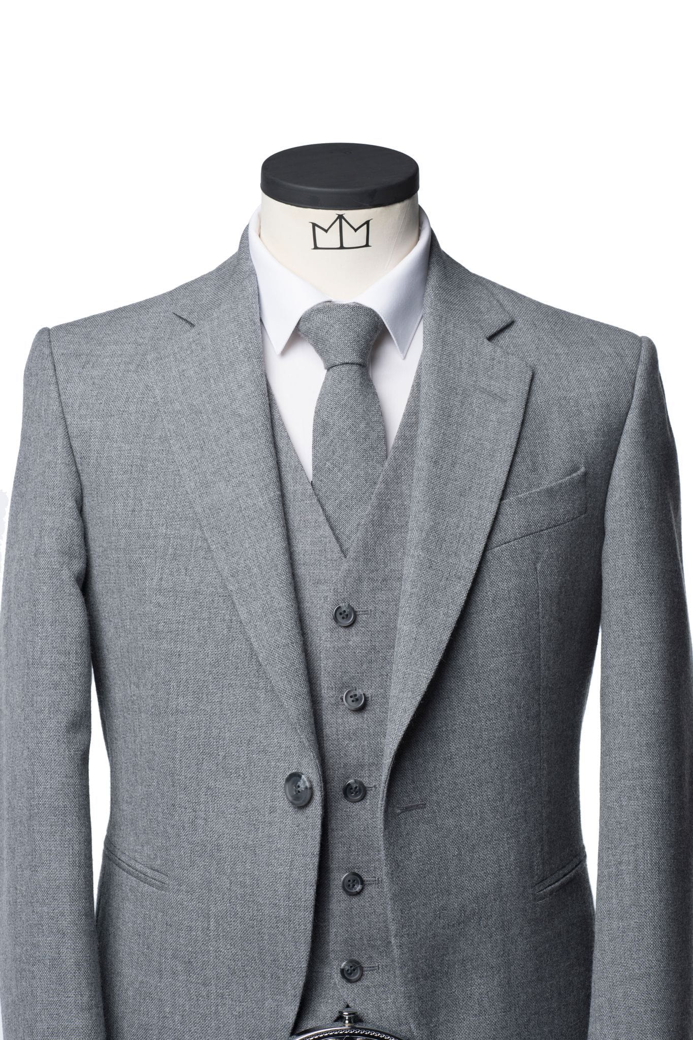 Lomond Grey Tweed Kilt Jacket and Waistcoat – MacGregor and MacDuff