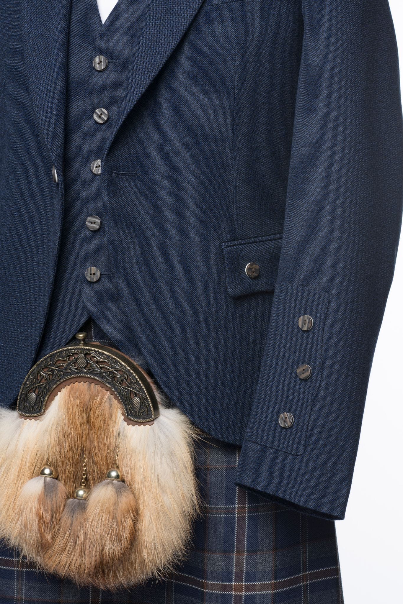 Kilt Outfit with Arran Navy Tweed Jacket – MacGregor and MacDuff