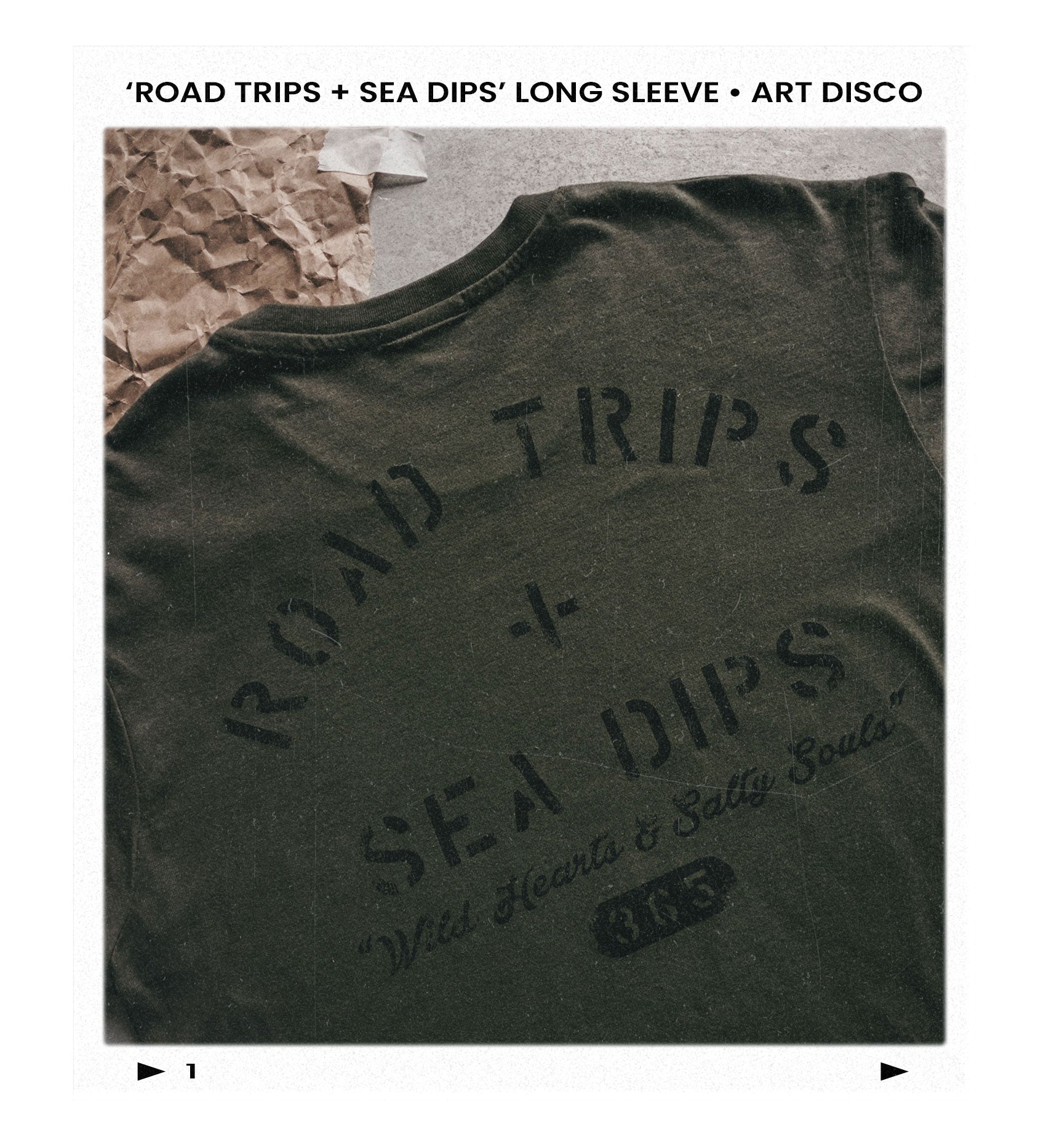 Road Trips and Sea Dips Long Sleeve by ART DISCO