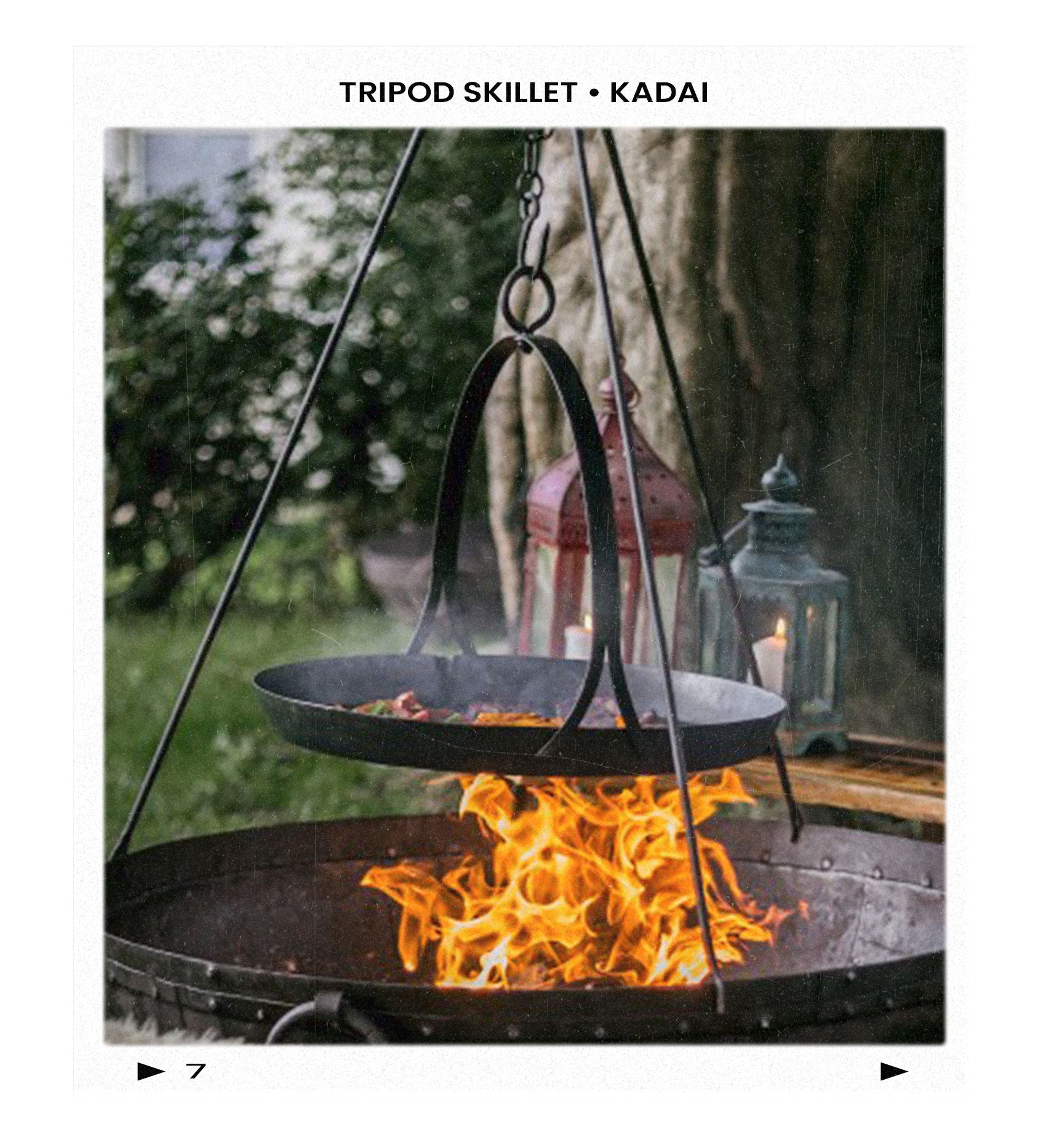 Kadai Tripod Skillet