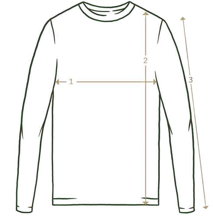 Long Sleeve Measurement Guide