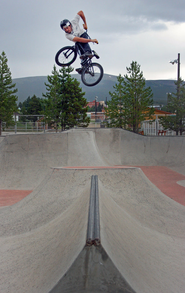 Mat Olson Look Back Transfer at Leadville Park. Photo Credit: Preston Levi