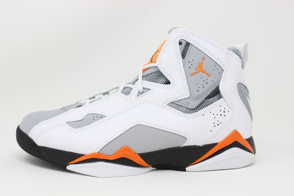 jordan true flight white orange grey