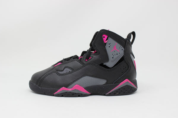 jordan true flight black dark grey deadly pink