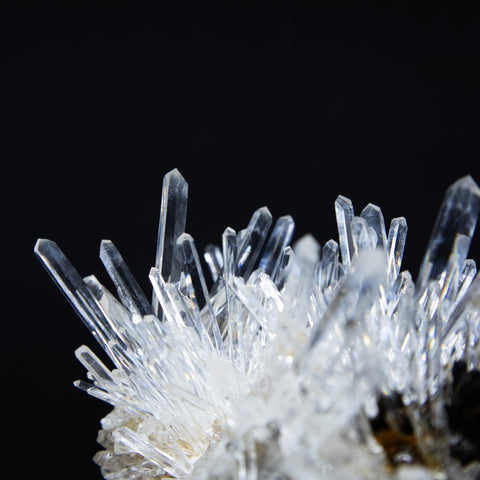 White Tip Quartz Cluster