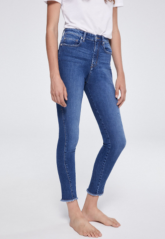 Organic High Waist Denim Jeans by ARMEDANGELS