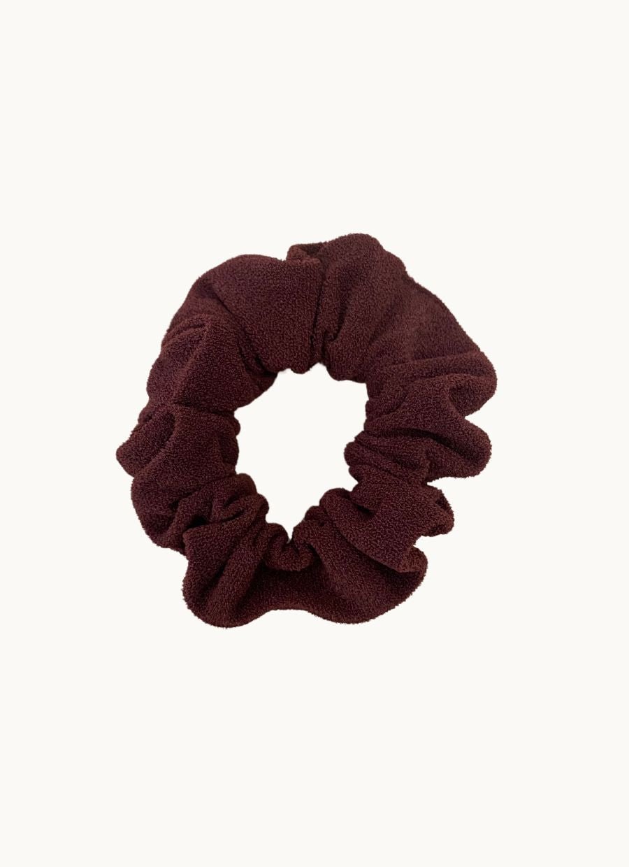 Scrunchie - Bordeaux Red Terry