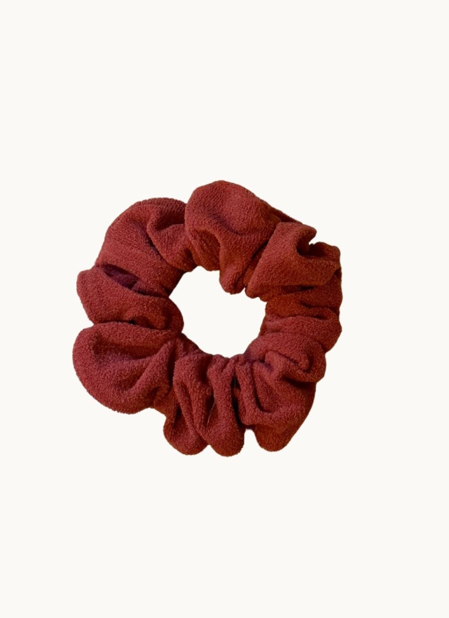 Scrunchie - Rust Red Terry