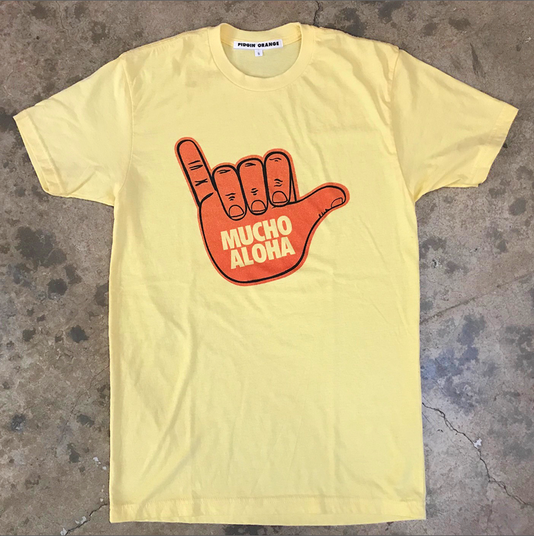 Mucho Aloha - Foam Shaka Hand Tee | Yokishop