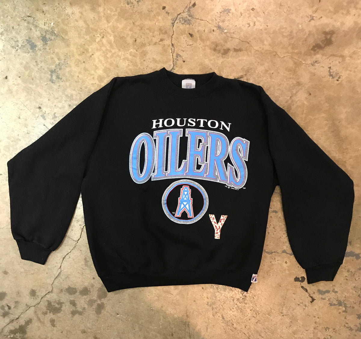 oilers sweatshirt