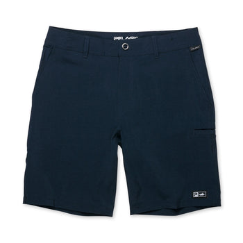 Pelagic Blue Water Gyotaku Fishing Shorts - Smokey Blue - 34 - TackleDirect
