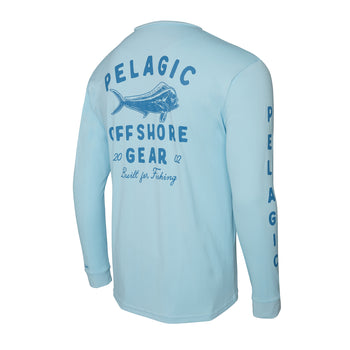 Реглан Pelagic Aquatek Hooded Fishing Shirt - Gyotaku. XXXL