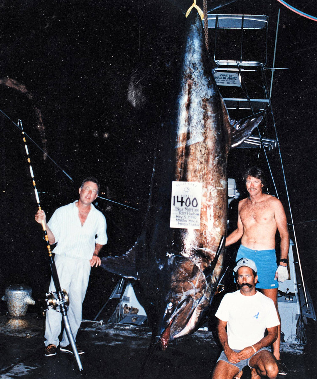 Grander blue marlin-1400-lbs-marlin parker-kona hawaii-pelagic