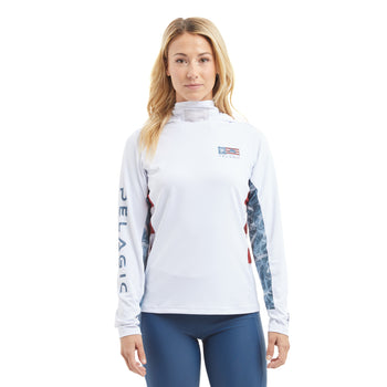 Худи Pelagic Exo-Tech Hooded Fishing Shirt M White 3580070 — купить в  Украине