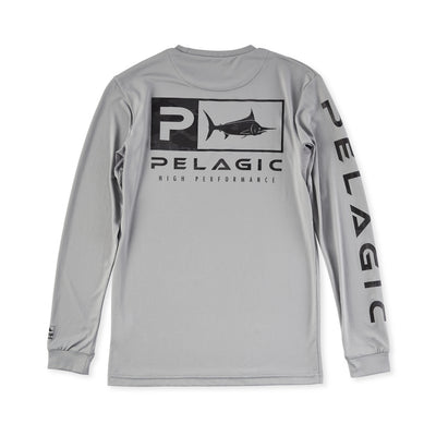 Pelagic Aquatek Marlin Mind Fishing Shirt S / White